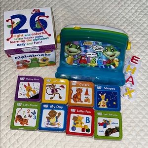 Baby Einstein books & Leapfrog Letter Factory
